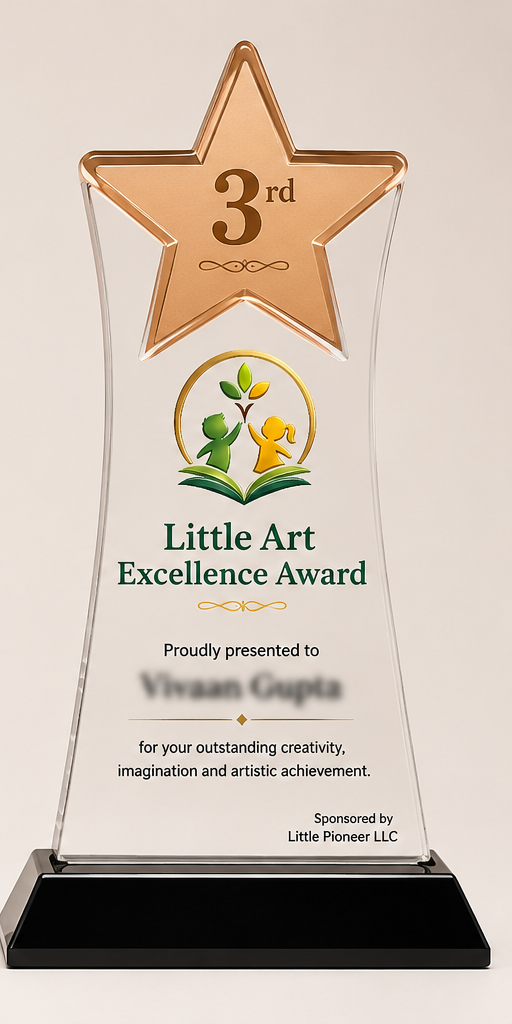 Sample third place award